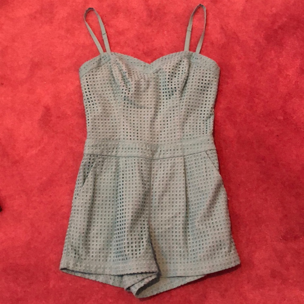 Guess Mint green romper size 4